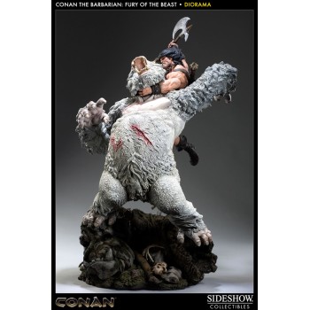 Conan the Barbarian Diorama 1/5 Fury of the Beast 70 cm